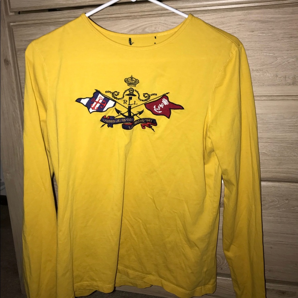 Yellow Ralph Lauren long sleeve